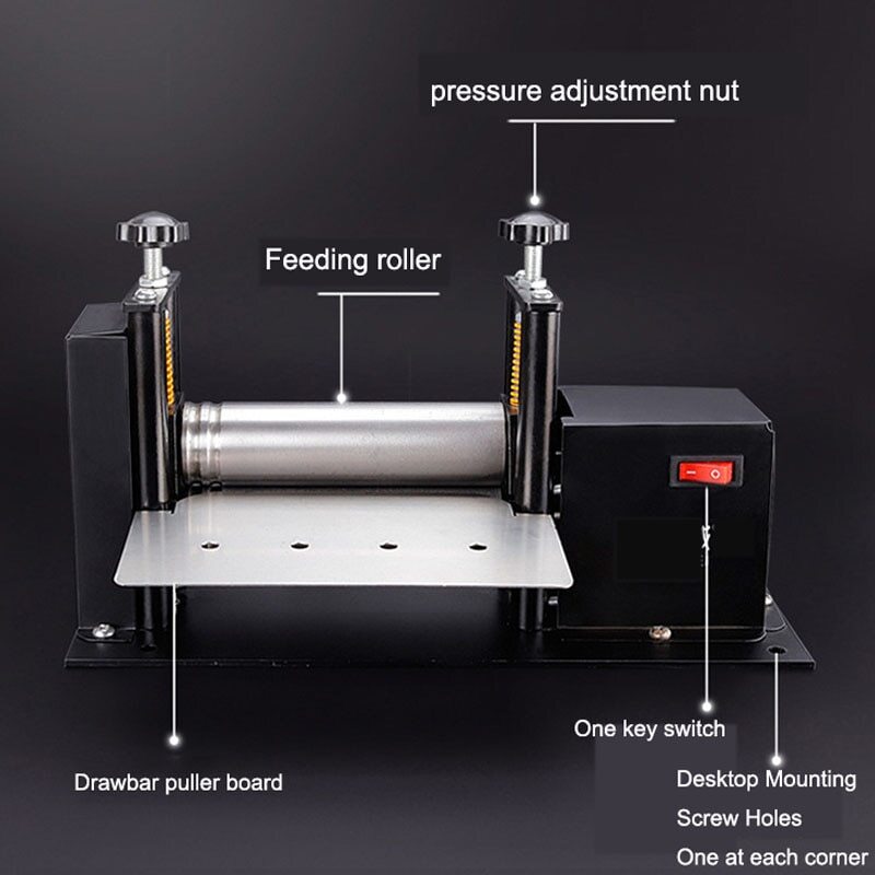 Small Leather Drawing Machine Shoulder Strap Cylinder Pressure Leather Machine