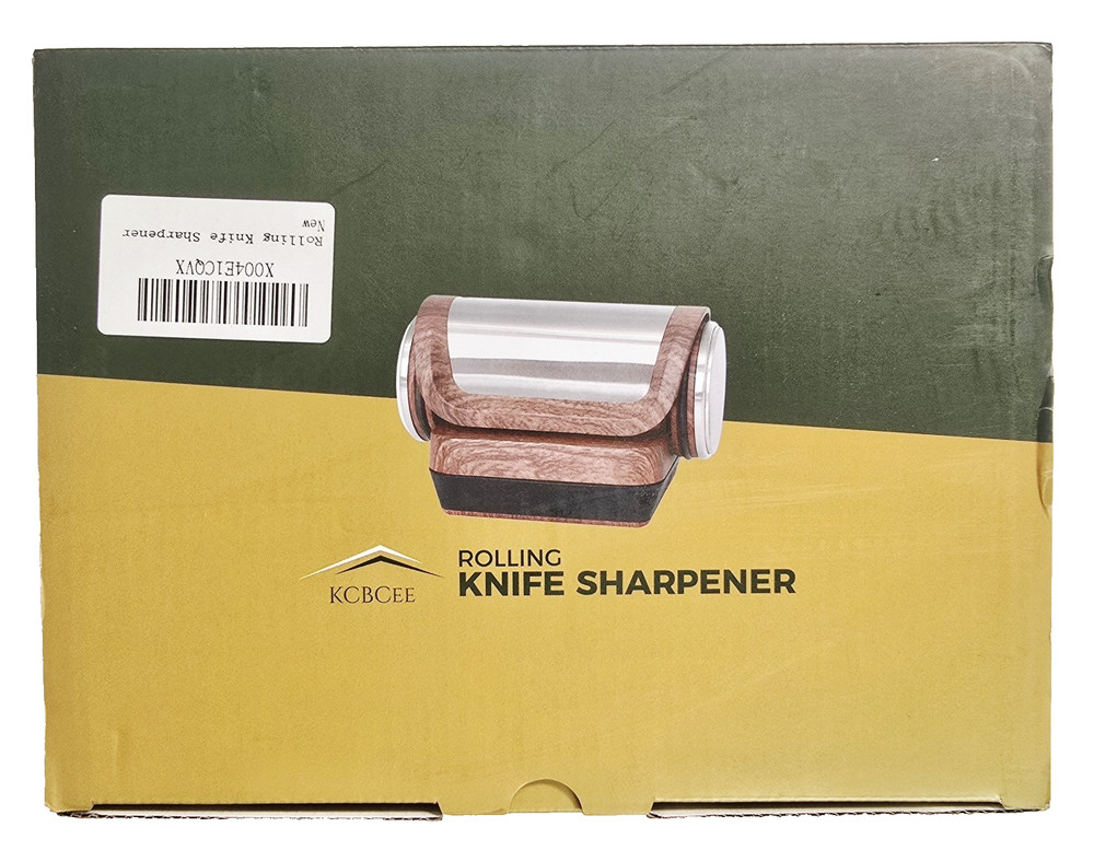 KCBCEE Rolling Knife Sharpener Durable Kitchen Tool, New With Box