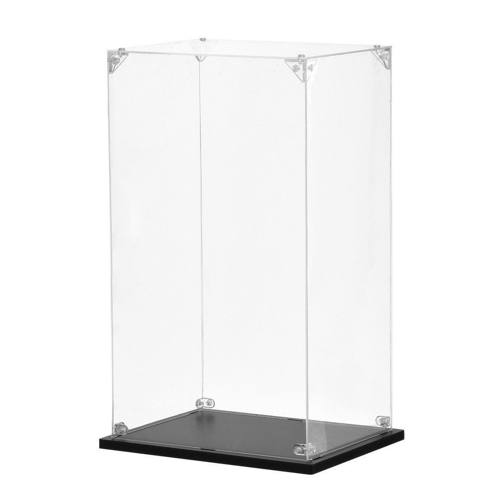 Acrylic Display Case, 8"x6"x13.8" Clear Display Box Assemble Dustproof