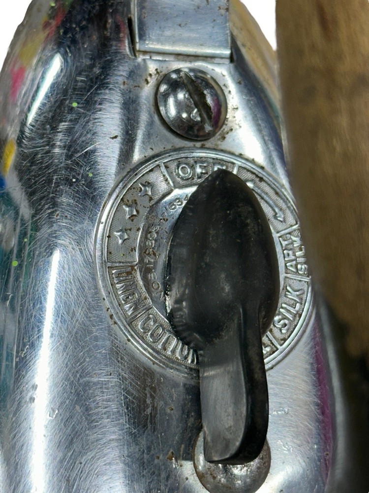 Vintage Singer Automatic Electric Flat Iron Model B Working