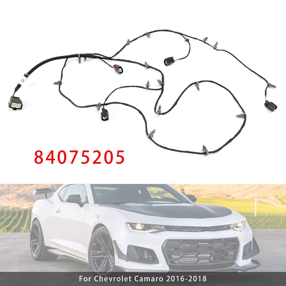Front Bumper Grille Bumper Components Harness 84075205 For Camaro 2016~2018