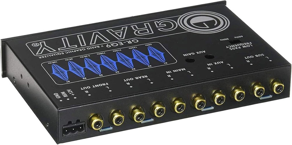 Wireless 7-Band Graphic Equalizer with RCA Outputs and Epicenter Control