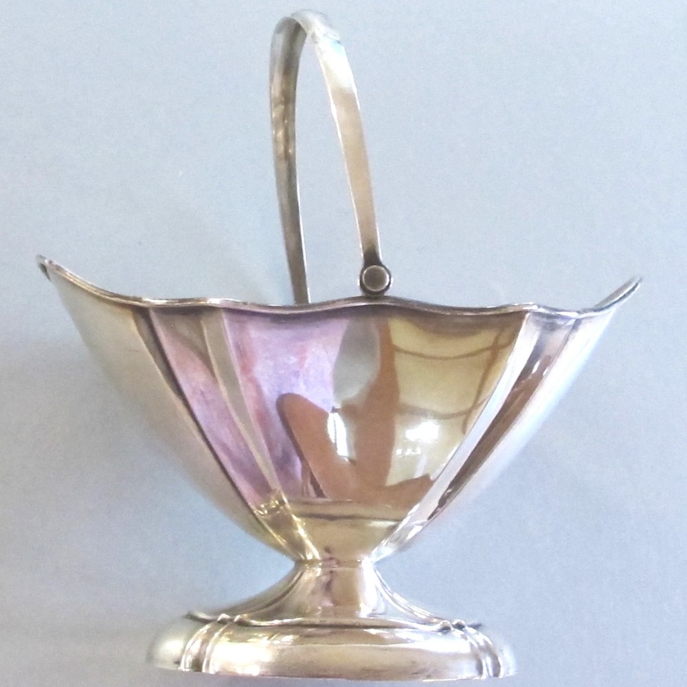 SOLID STERLING SILVER Deep Bowl Dish with Handle - Webster Company