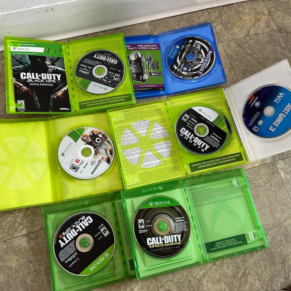 Video game bundle - 7 games Xbox/wii/ps4