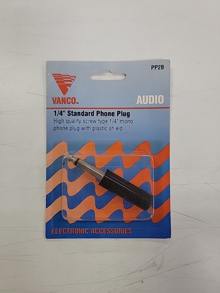 1/4" Mono Phone Plug Vanco PP2B