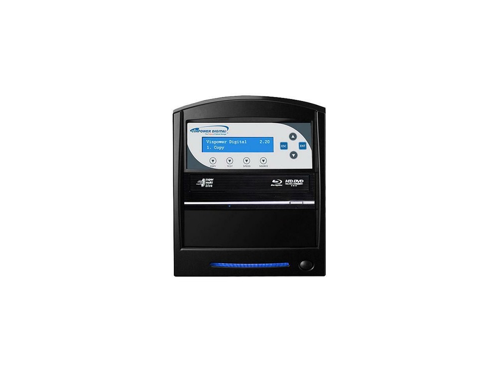 VINPOWER Black 1 to 1 64M Buffer Memory SharkBlu BDXL / Blu-Ray / DVD / CD Disc