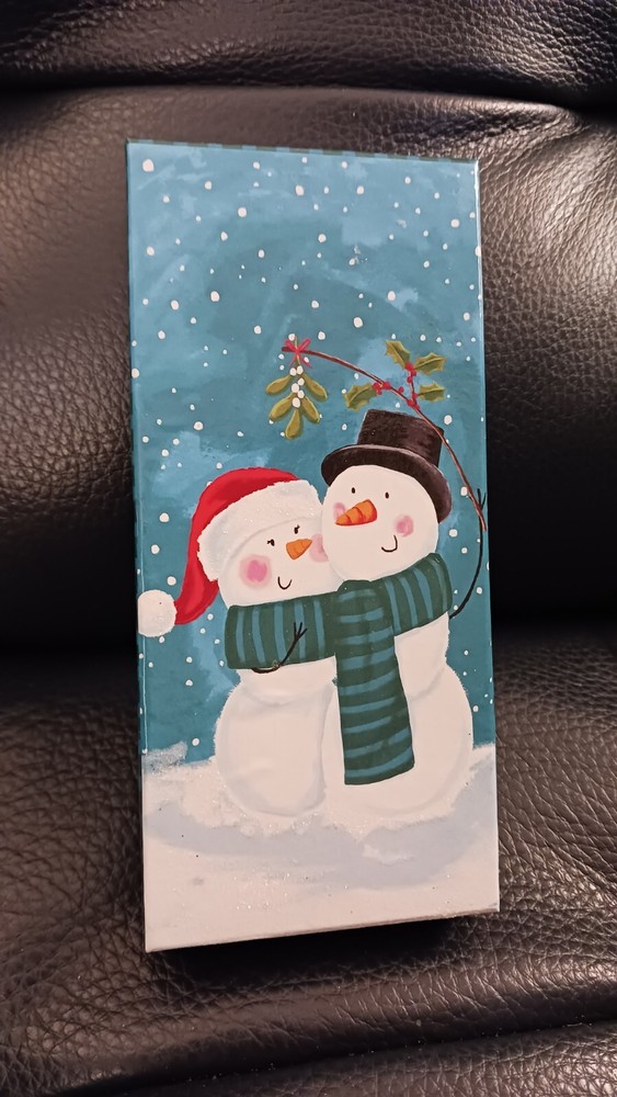 Mr. & Mrs. Snowman Novelty Gift Box