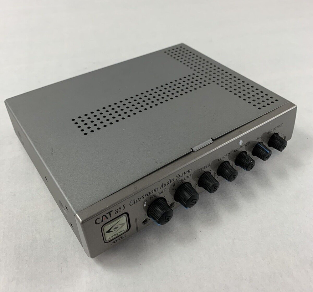 Lightspeed Power CAT 885 Classroom Audio System Untested No Power Cable