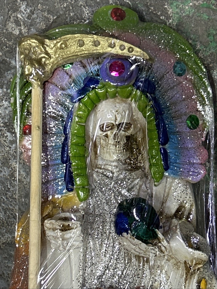 Santa Muerte Azteca White 14in Fixed