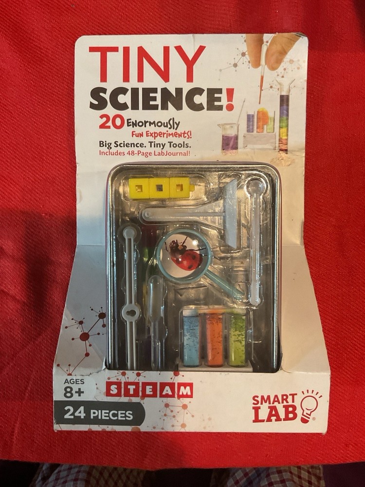 Tiny Science! Smart Lab STEAM Kit – 24 Pieces – 20 Experiments – NEW