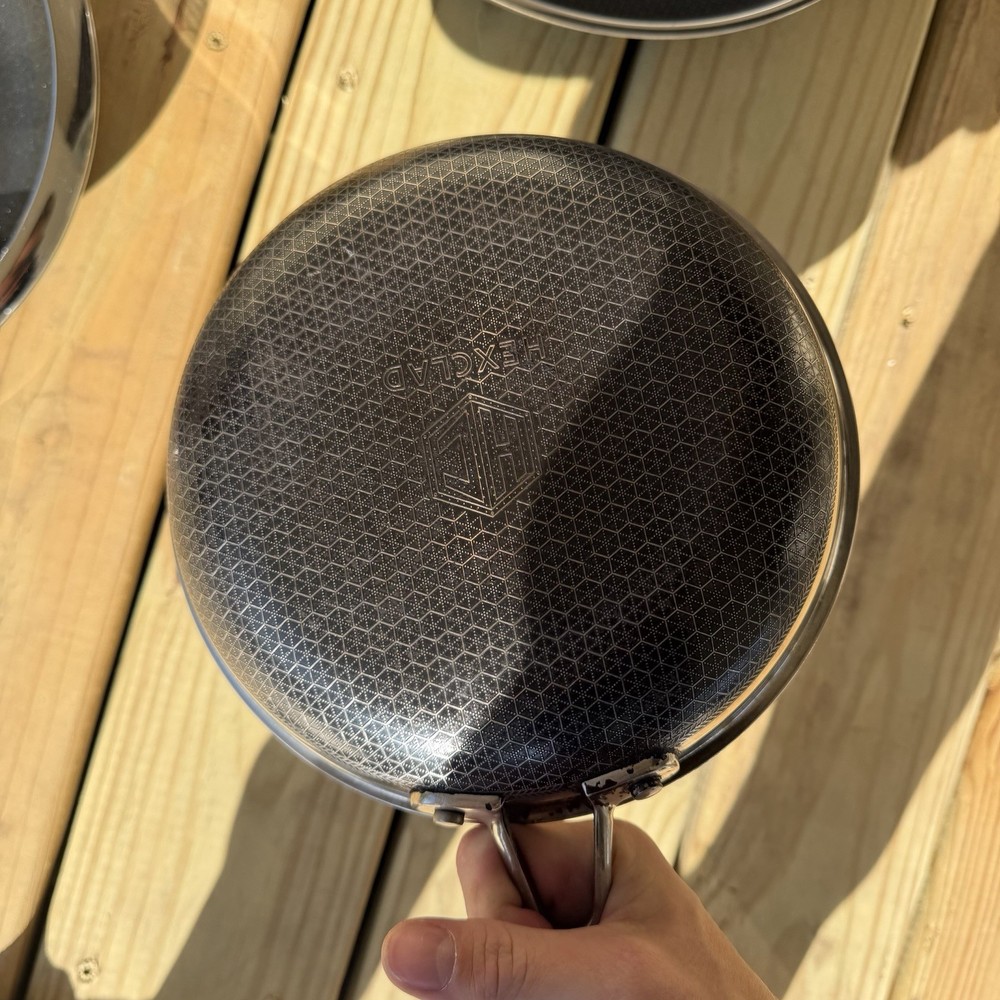 Hexclad Hybrid Cookware 5 Piece Set Preowned Great Condition