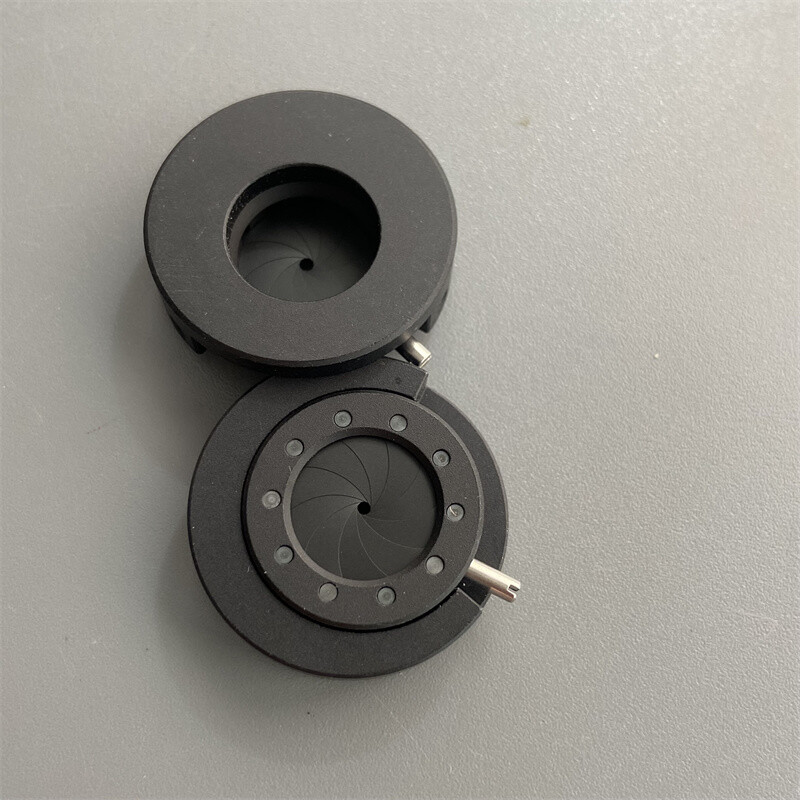Adjustable Mechanical Iris Aperture 1-12mm Microscope Camera Module M4 thread