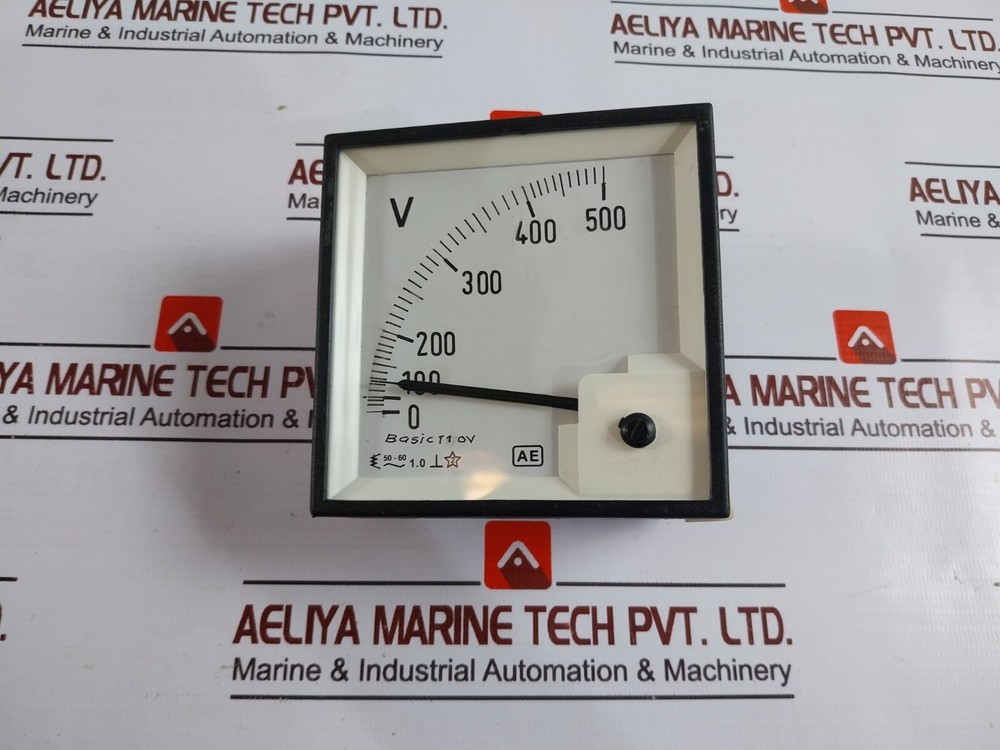AUTOMATIC ELECTRIC 0-500V Analog Voltmeter 110V