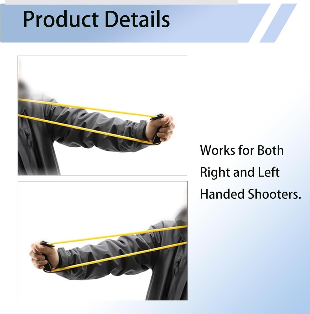 AMEYXGS Archery Trainer Equipment Exerciser Bow Puller Orange