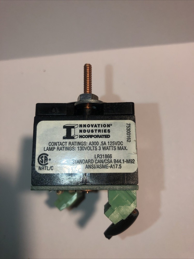 Elevator Emergency Light Test Button