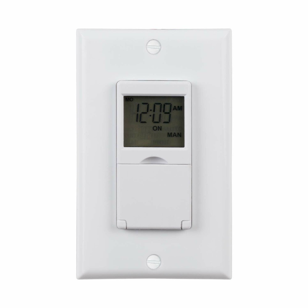 BN-LINK 7 Day Programmable Timer Switch, Single Pole and 3 Way Both Use, 18 ON/O