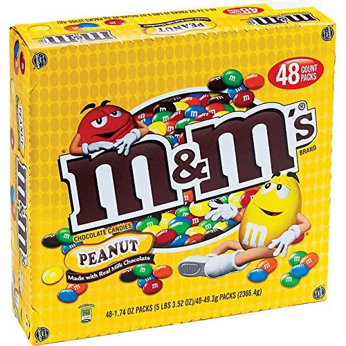 M&M's, Expect More Peanut, 1.74 oz, 48-count