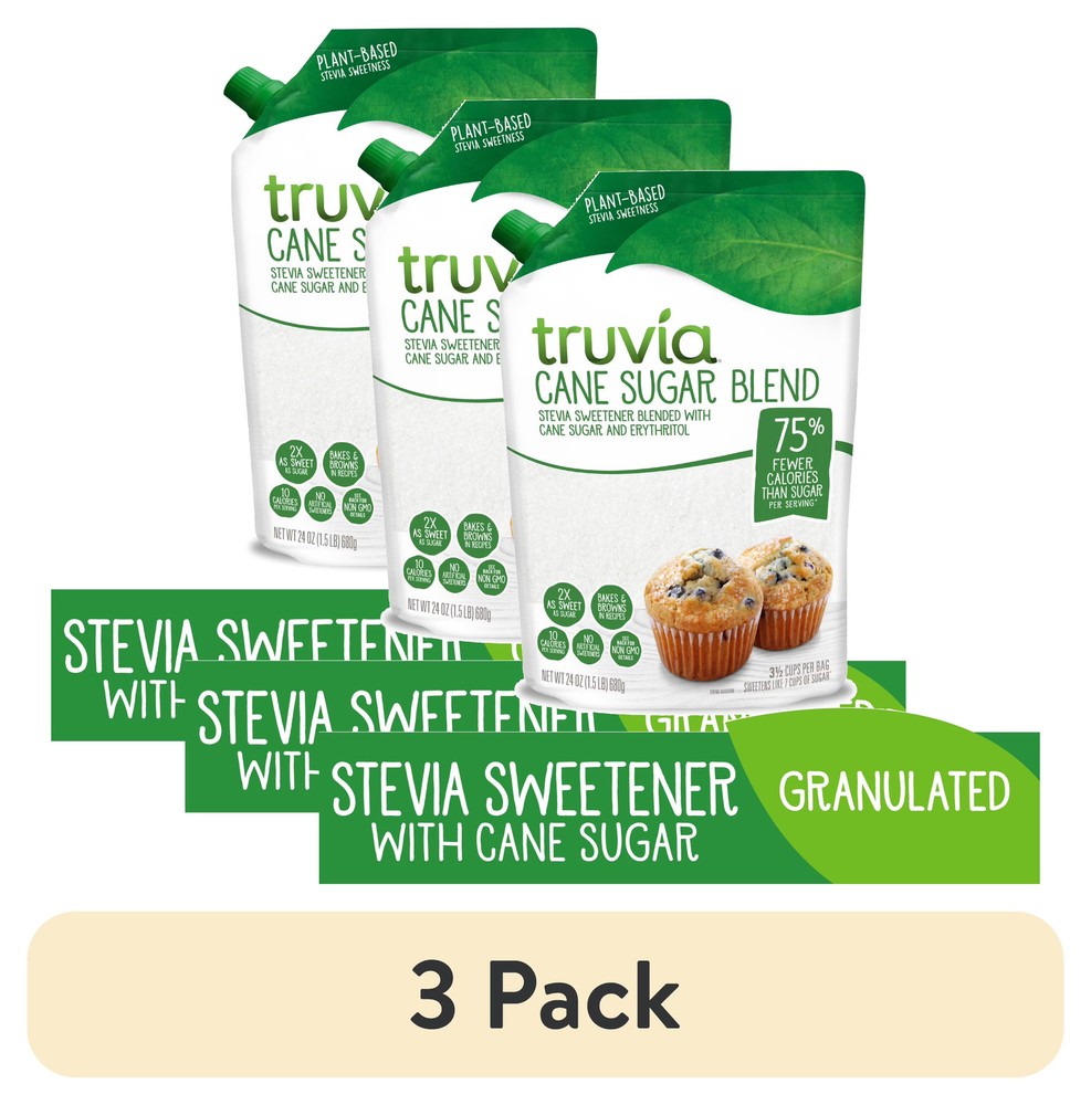 Stevia Cane Sugar Blend Sweetener