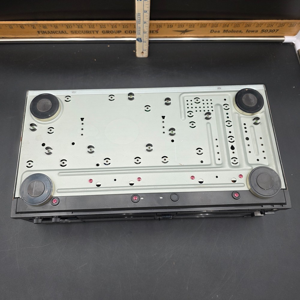 Vintage Technics RS-T330R Auto Reverse Double Cassette Deck Dolby UNTESTED