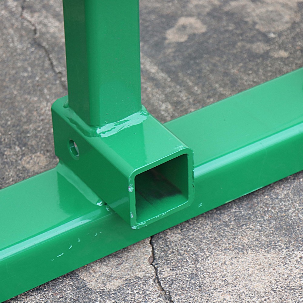 Titan Attachments Pallet Fork Frame with Receiver Hitch and Fork Blades 48"