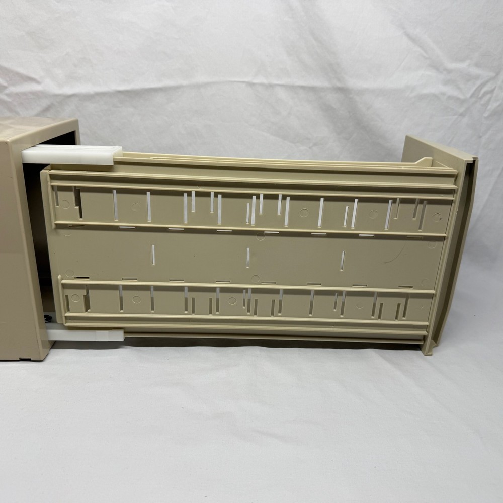 Vintage 5.25 Floppy Disk Storage Case with Key - Pengo Computer Accessories