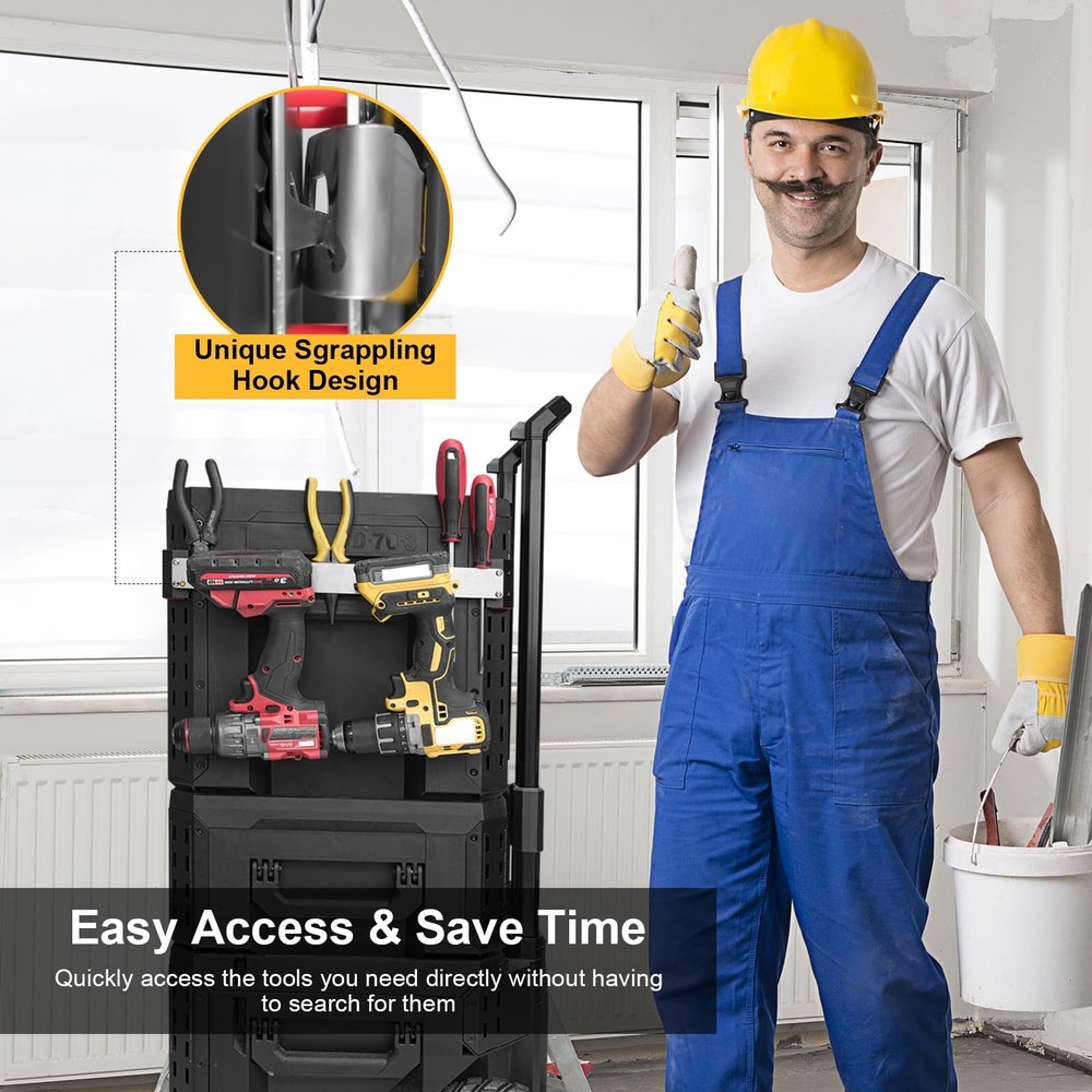 Power Drill Holder Fits for ToughBuilt StackTech Tool , Heavy-Duty Stainless ...