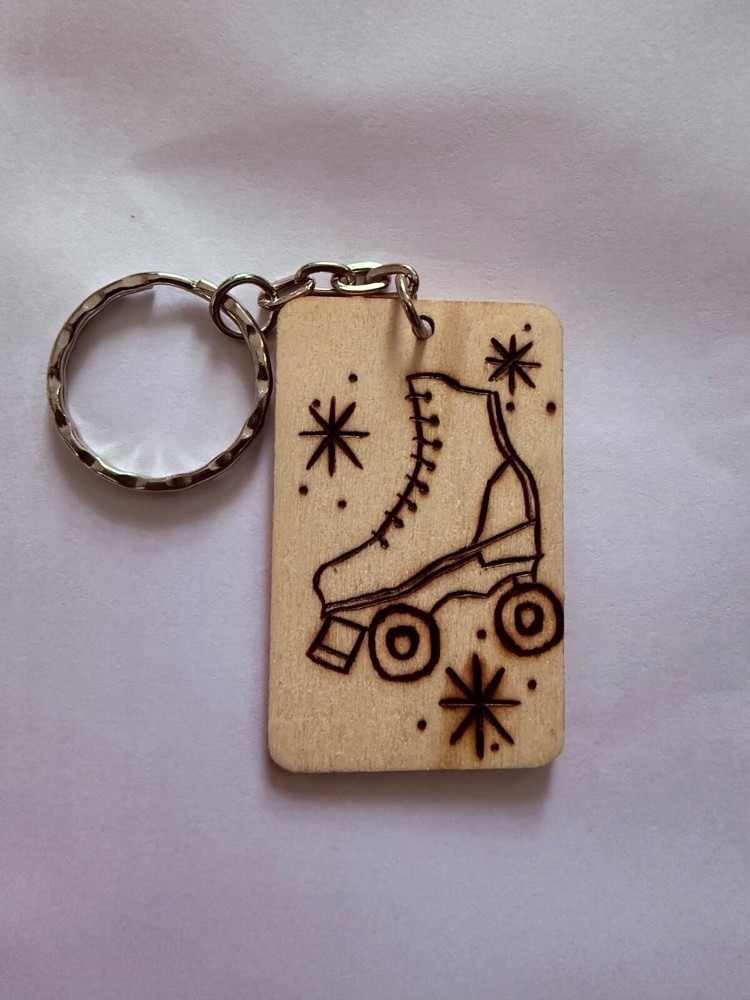 Wood Key Chain Artisanal