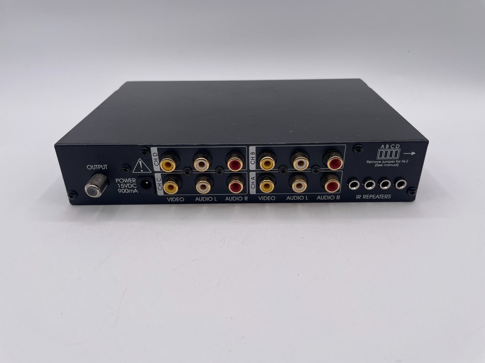 Channel Plus Model 5545 Quad Channel Modulator IR Repeater Jacks