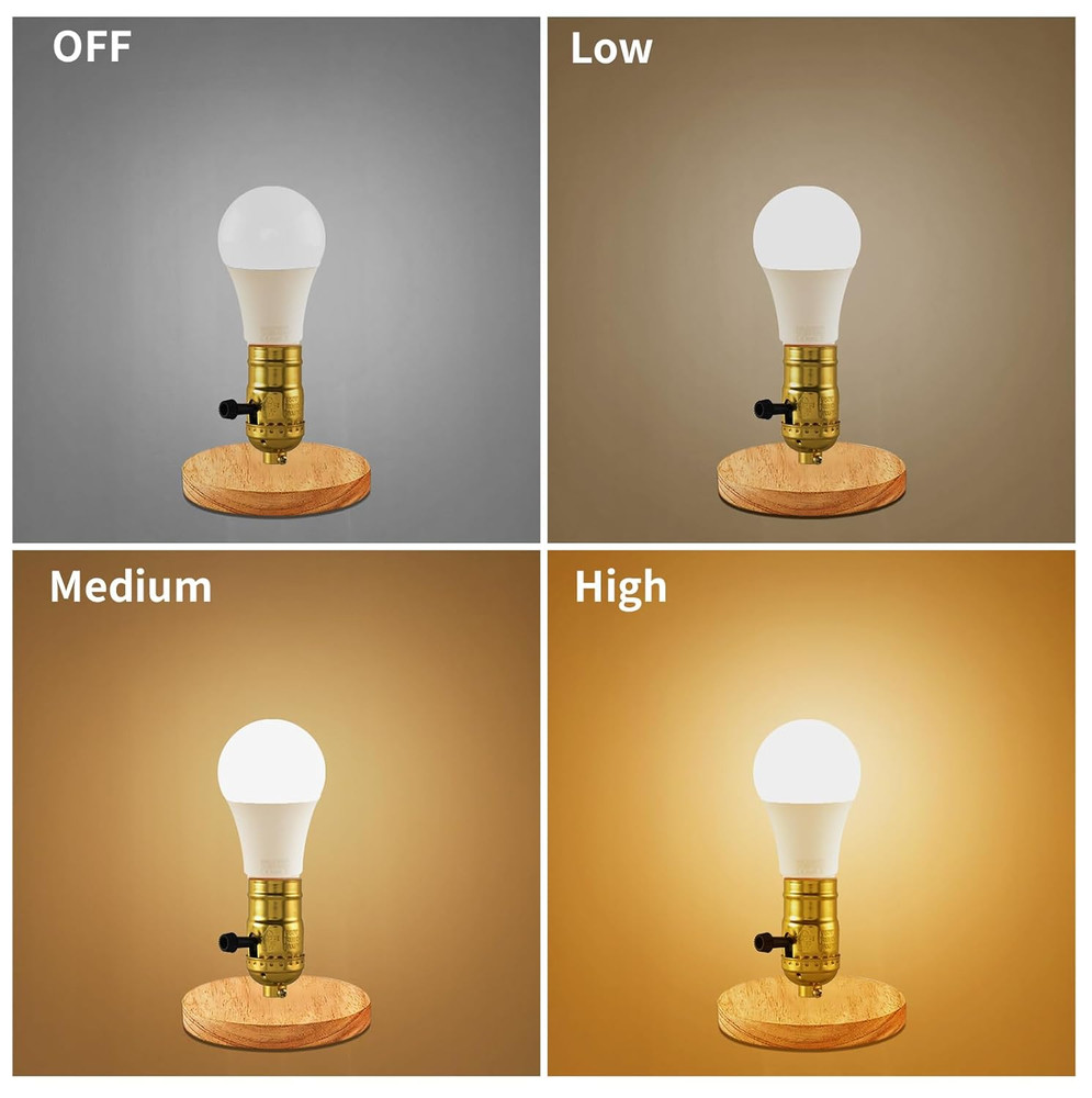 2PCS Lamp Socket Replacement UL Listed E26 Standard Threaded Base Light....