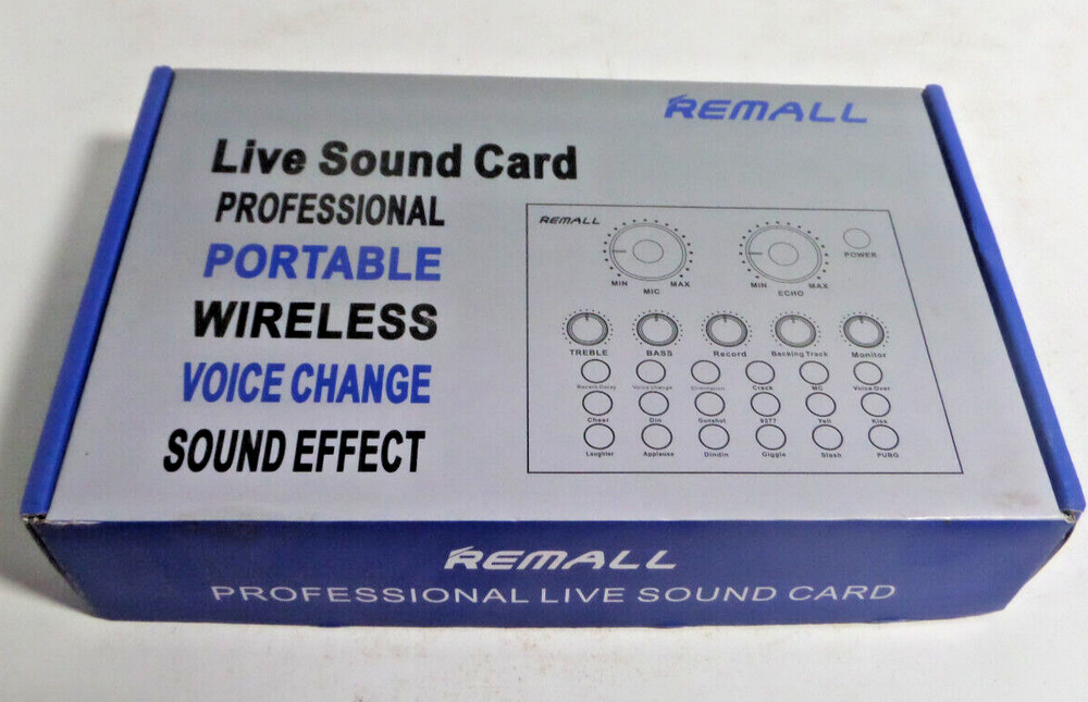 Remall Professional Wireless Live Sound Card