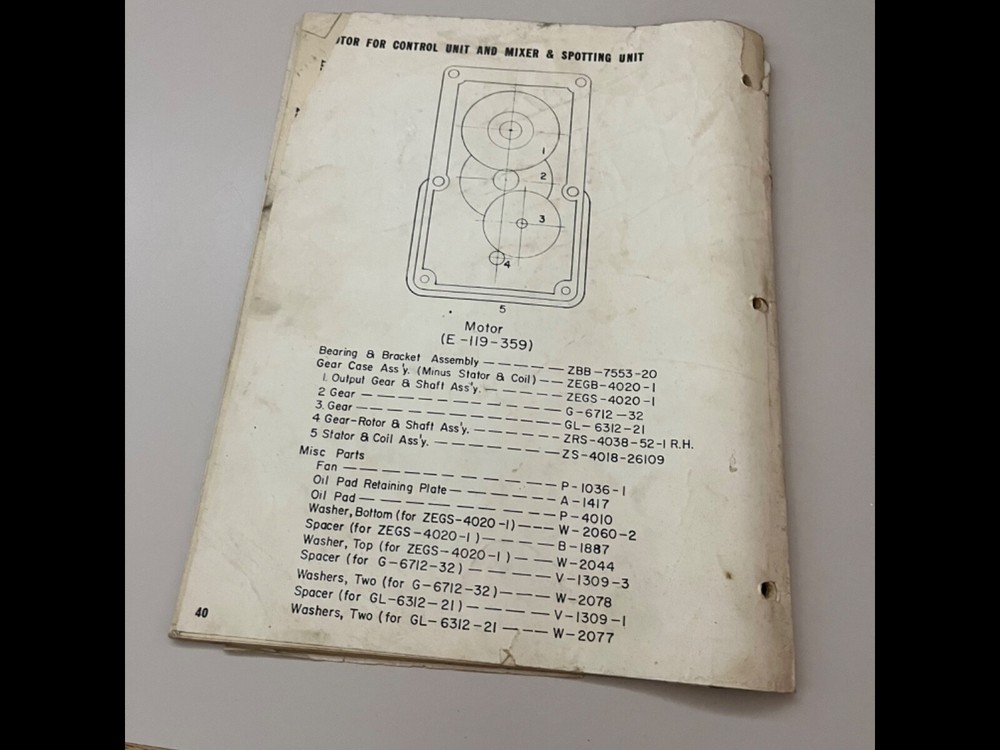 Bally Big Wheel Bingo Manual