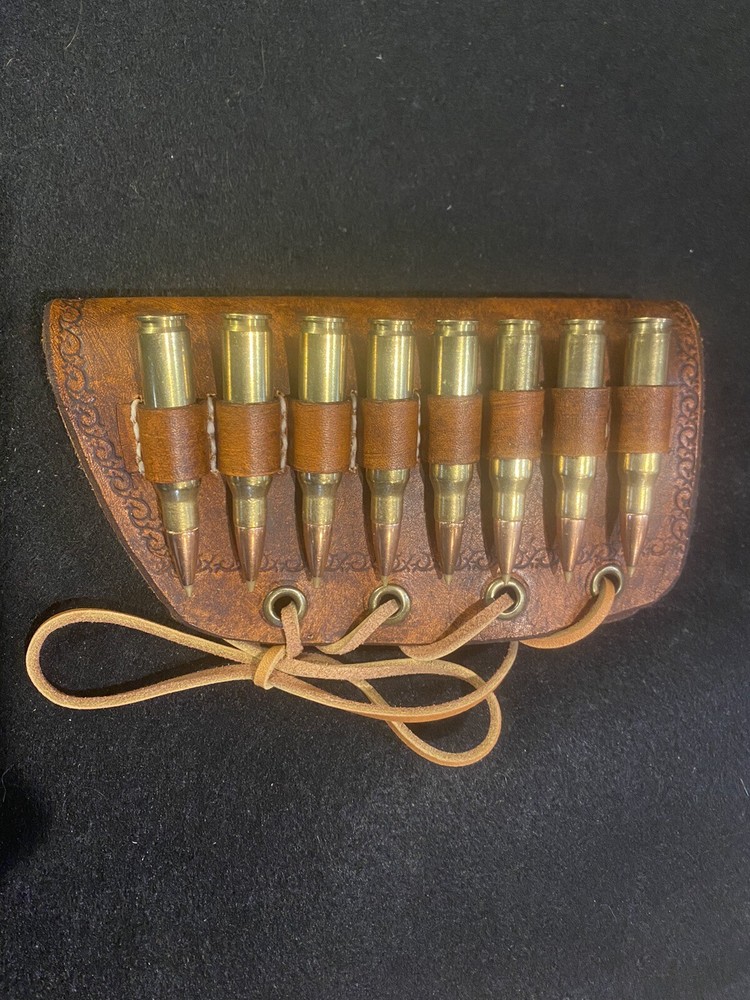 Custom Leather Cartridge Carrier, .308/.243, Remington Model 700