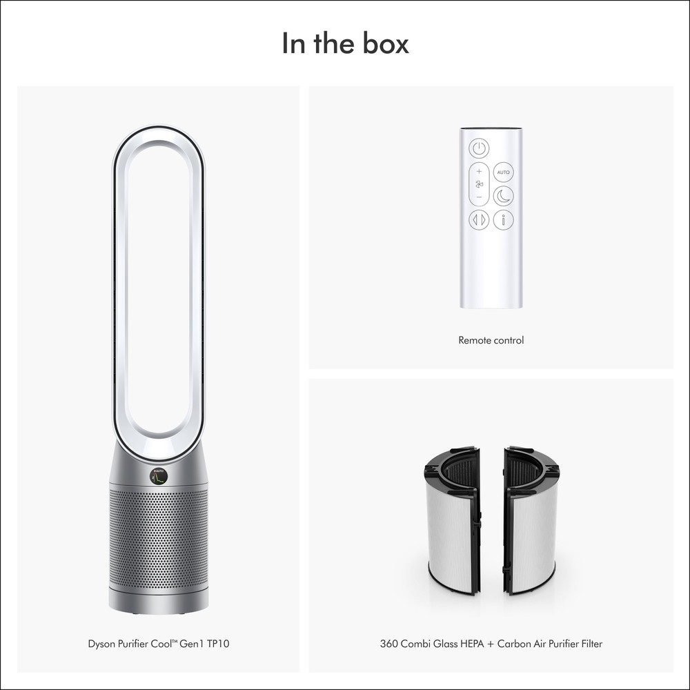 Dyson Purifier Cool Gen1 TP10 purifying fan | White/Silver | Refurbished