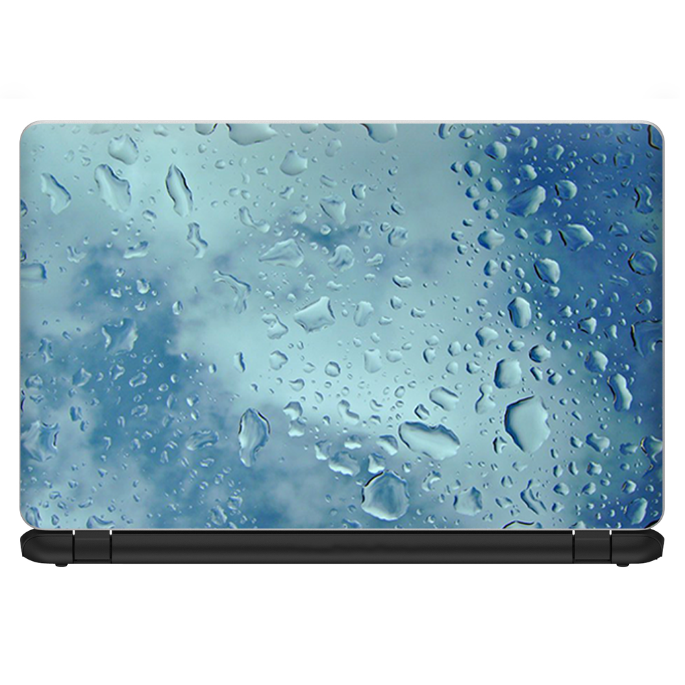 Universal Laptop Skins wrap for 15" - Raindrops