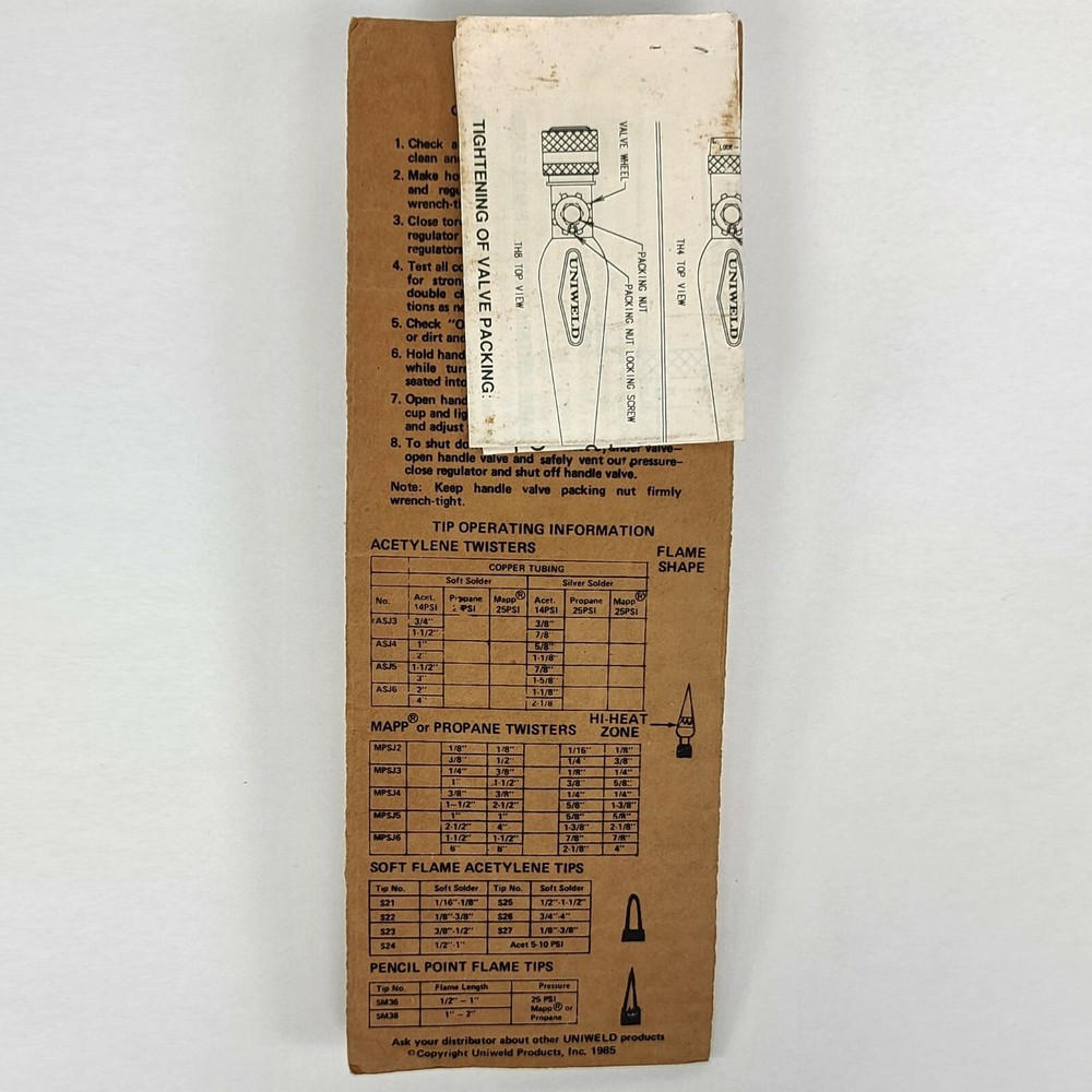 TH4 Gas/Air Handle Front Valve SC