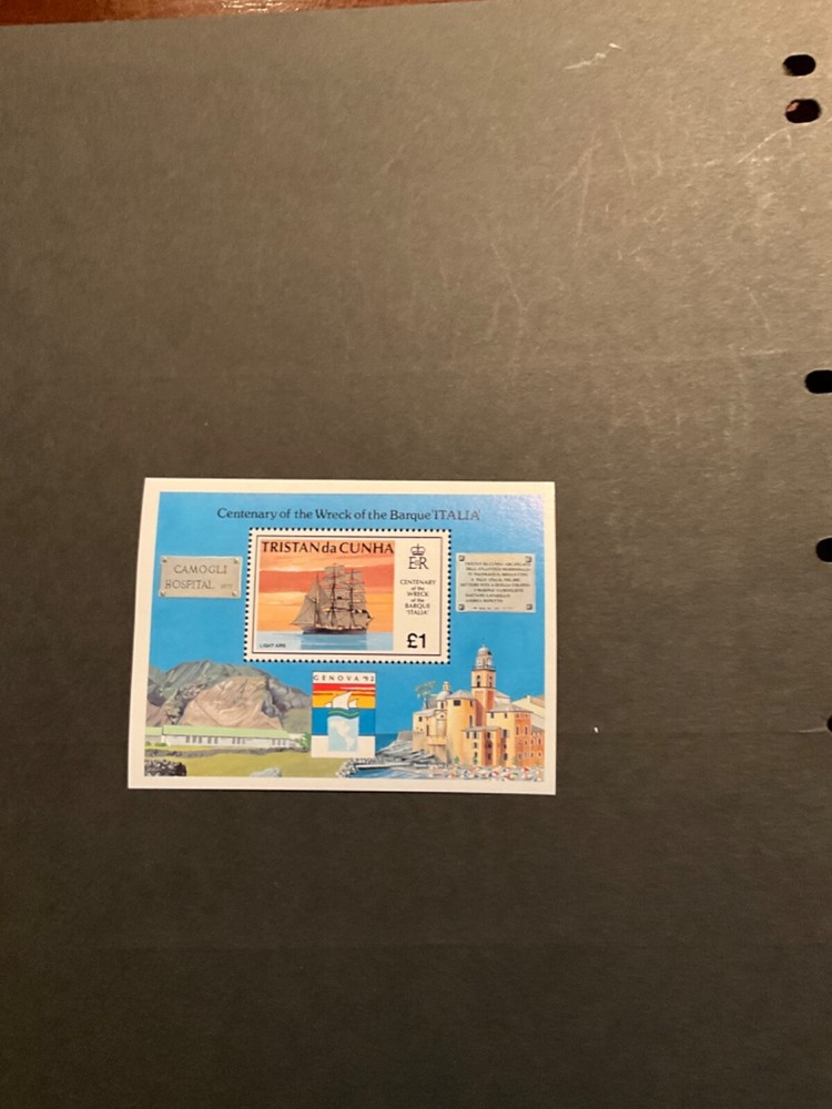 Tristan Da Cunha Scott #520 never hinged