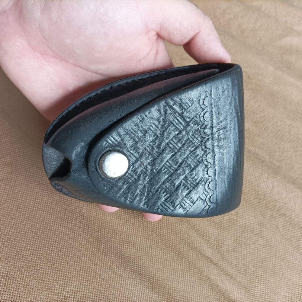Vintage USSR leather Case for handcuffs