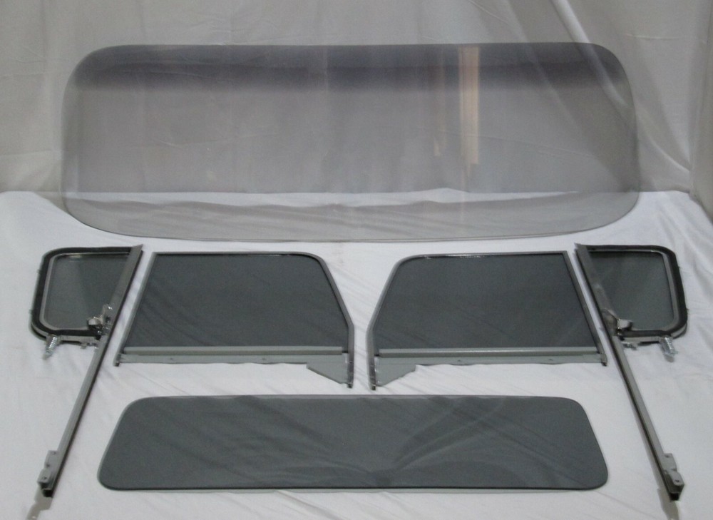 Glass 55-59 Chevy Pickup Windshield Vent Posts Door Assemb Small Back YT Gaskets