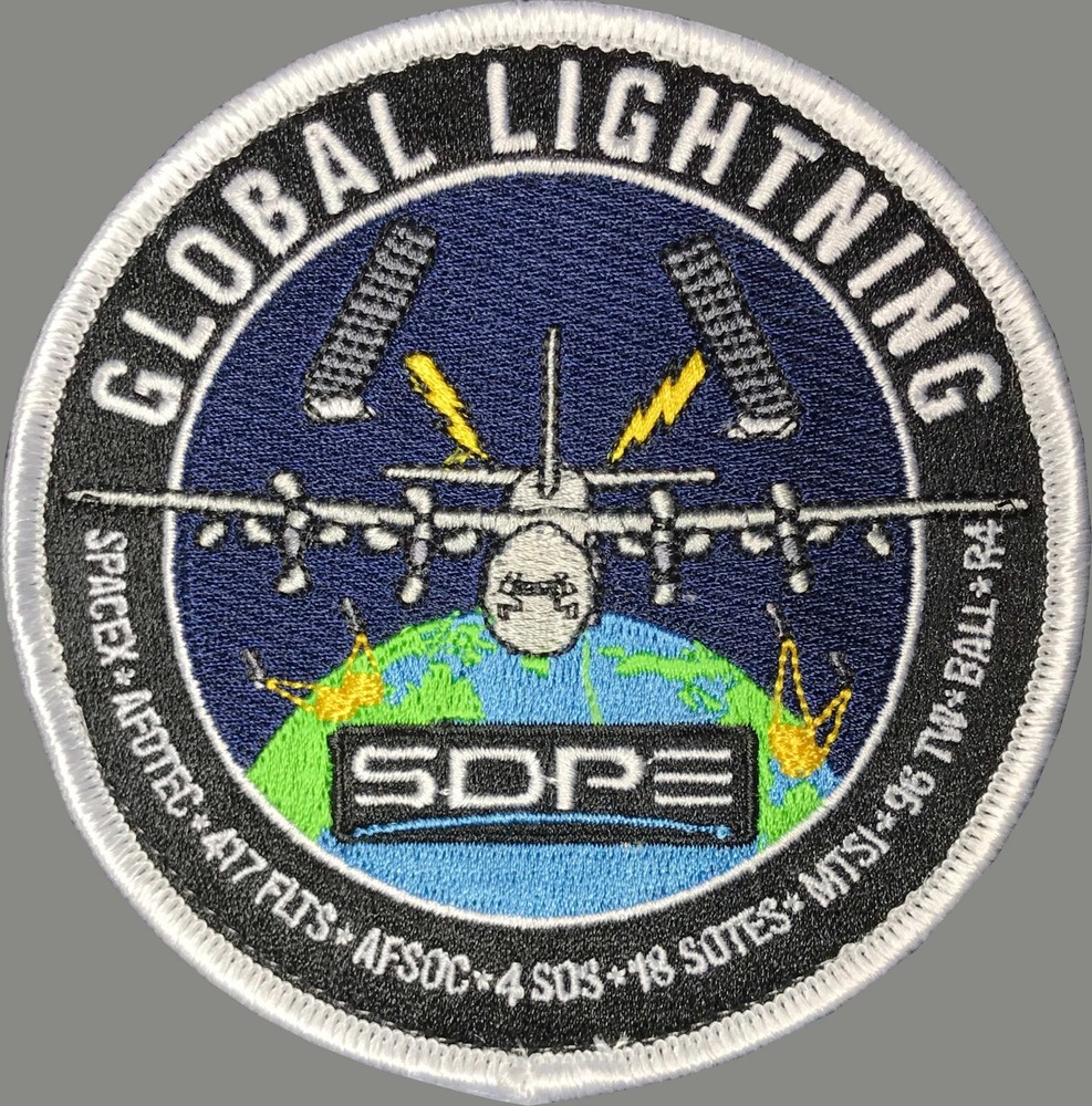 SpaceX USAF AFRL SDPE Global Lightning patch
