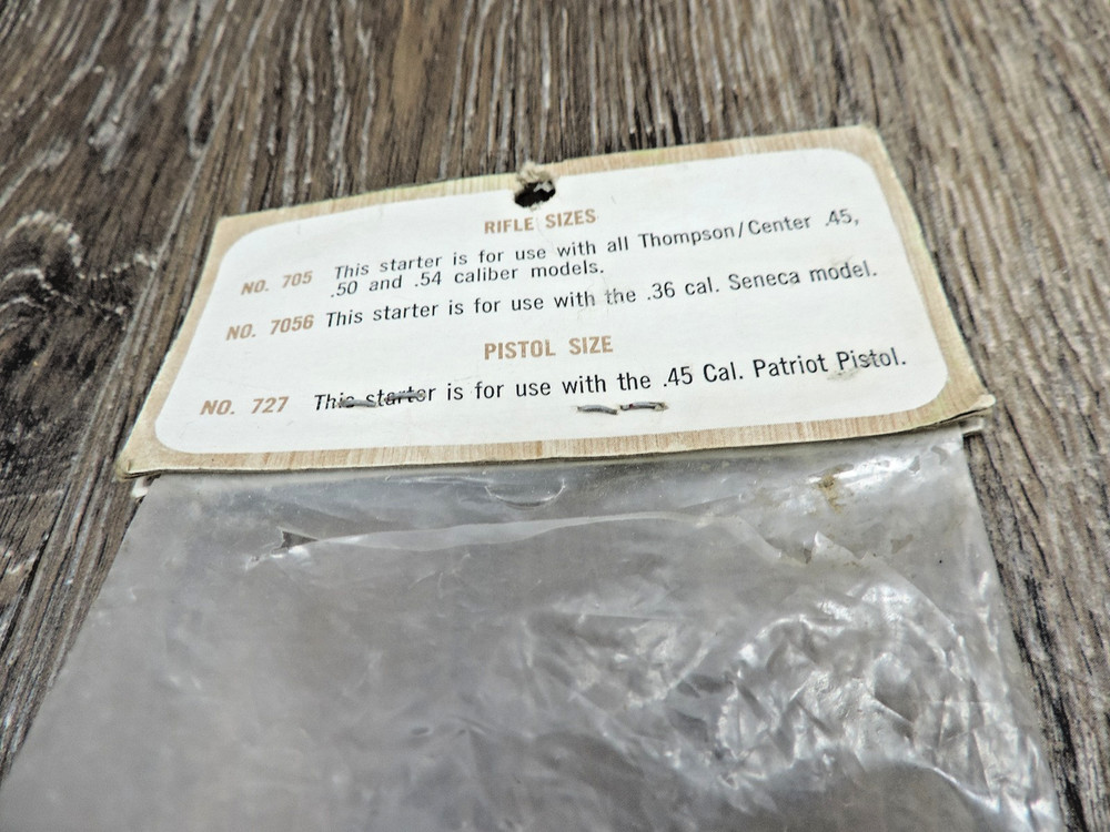 Thompson Center Bullet Starter