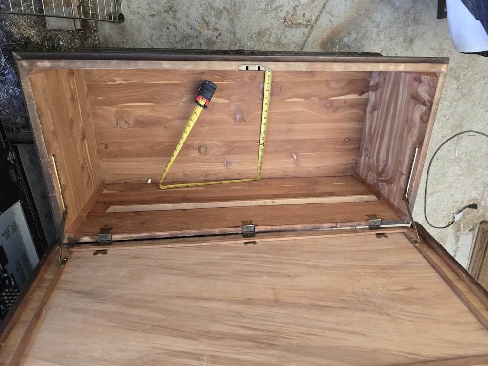 Vintage Cedar Wood Hope Chest
