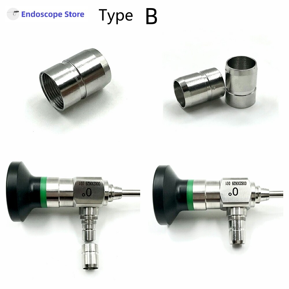 Endoscope Light Source Optical Fiber Cable Interface Adapter Convert Connector