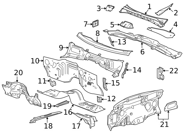 Genuine GM Side Cover 85539454