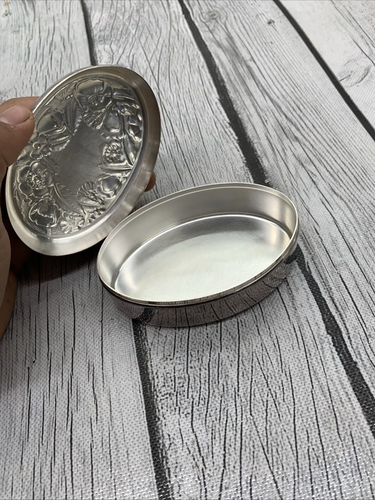 Gorham Silver EP Trinket Box YC 1950