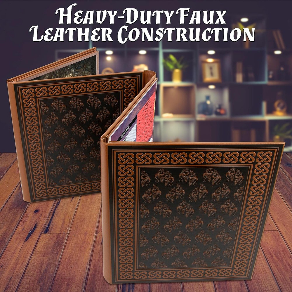 DM Screen 8-Panel GM Folding Dungeon Master Screen with 2 Panels for TTRPGs