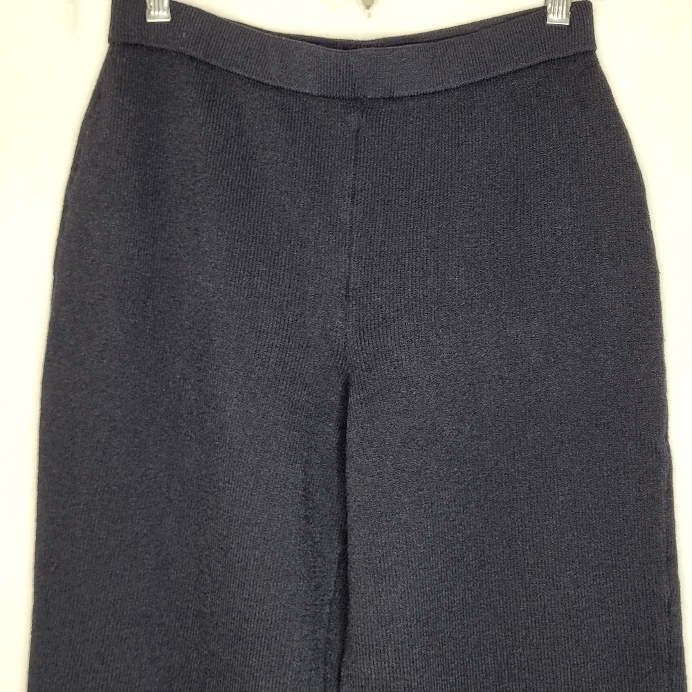 St. John Collection Black Santana Knit Pull On Pants Size 6
