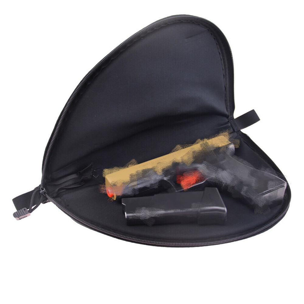 Compact Pistol Rug Case with Non-Scratch Lining - for Range & Hunting