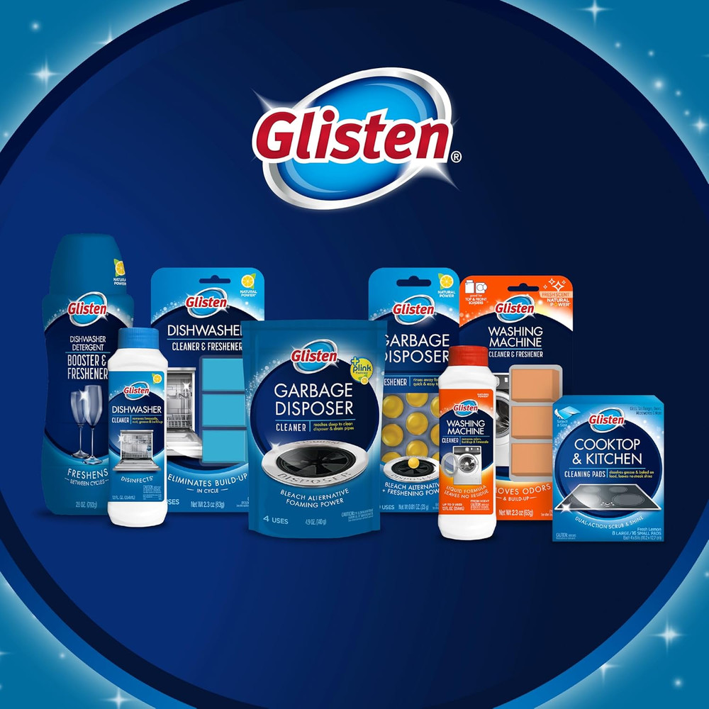 Lemon Scented Garbage Disposer Cleaner & Odor Eliminator - 4 Packets