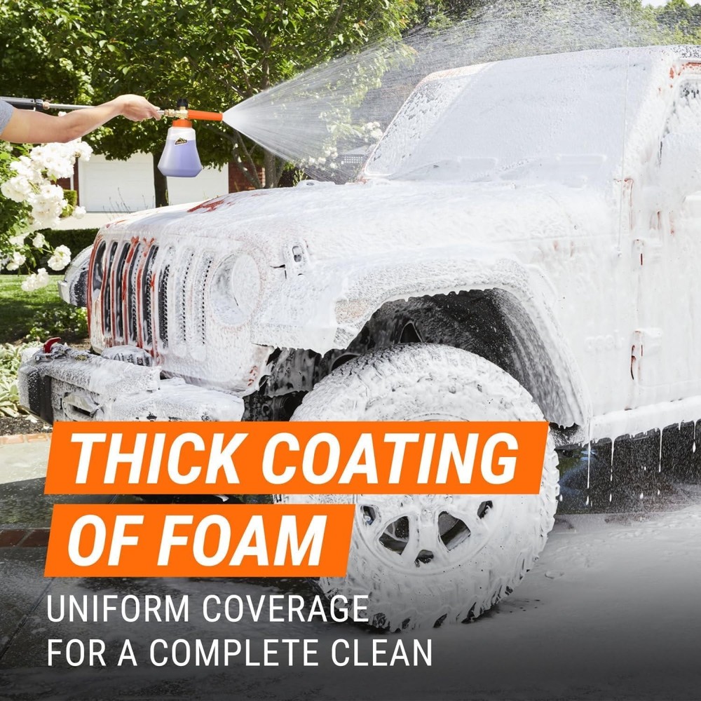 Foam Cannon Connects to Power Washer=