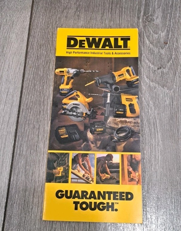 DeWalt Vintage Catalog September 2000